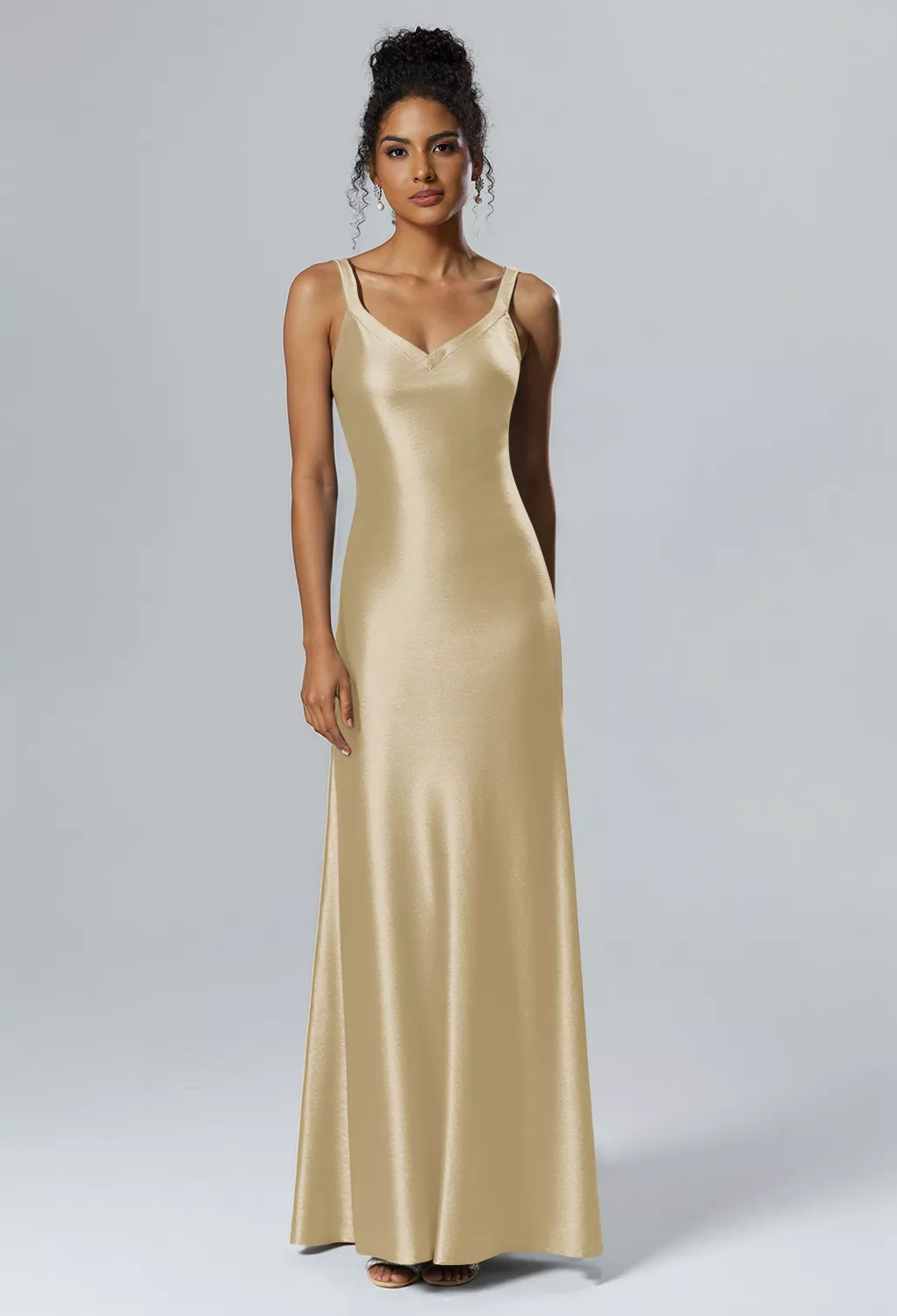 AW Shreya Light Gold  Bridesmaid Dresses